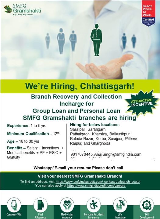 CG NBFC Jobs